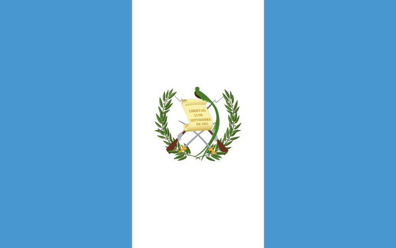 Quetzal en bandera de Guatemala